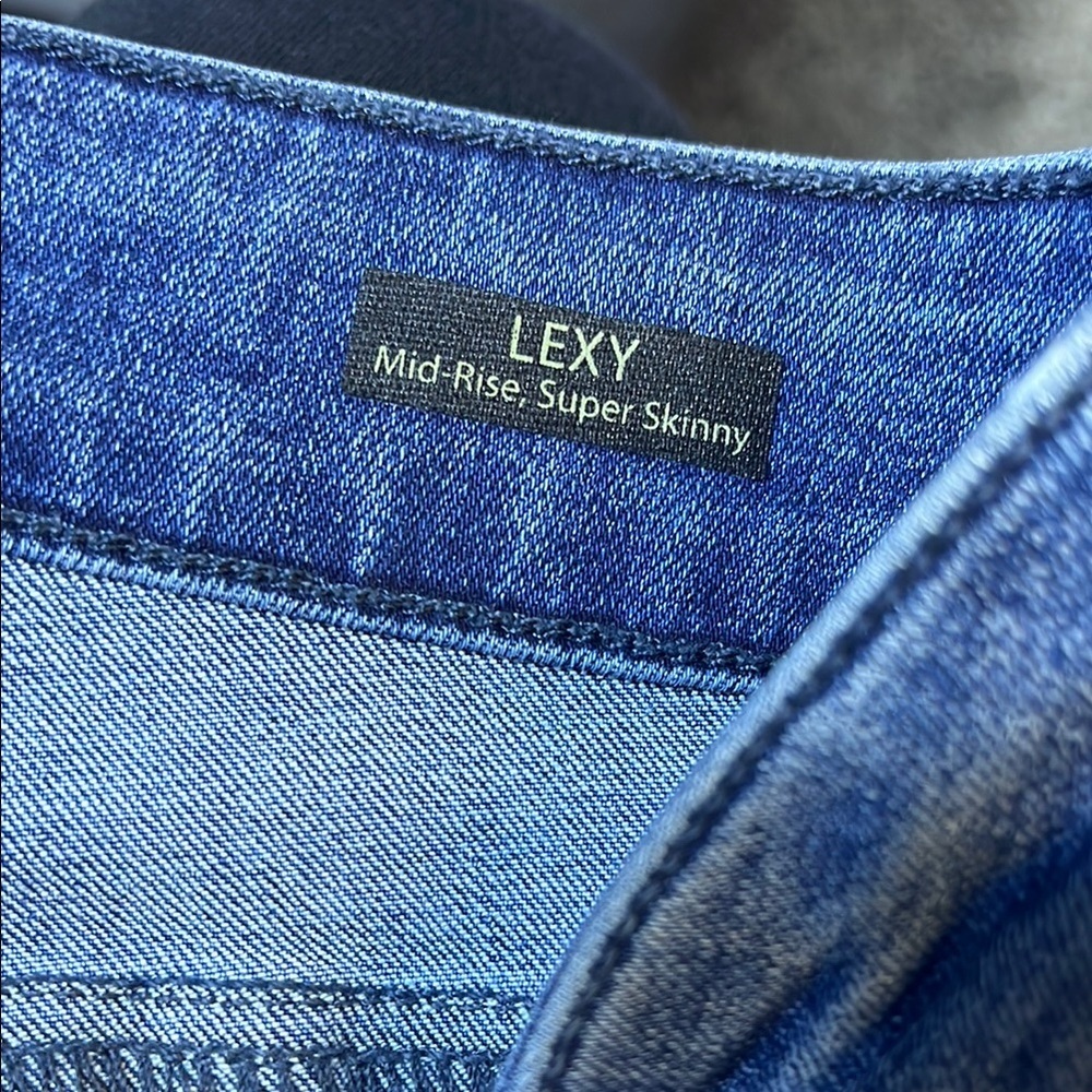 Mavi Lexi Mid-Rise Super Skinny Rhinestone jeans 27 - Picture 6 of 9